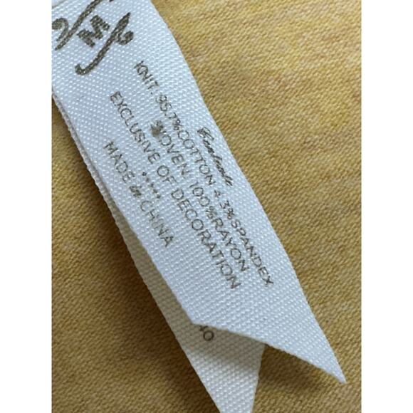 Matilda Jane Womens M Weekend Vibes Multi Pattern Floral Tiered Ruffle Hem Shirt - Picture 4 of 9